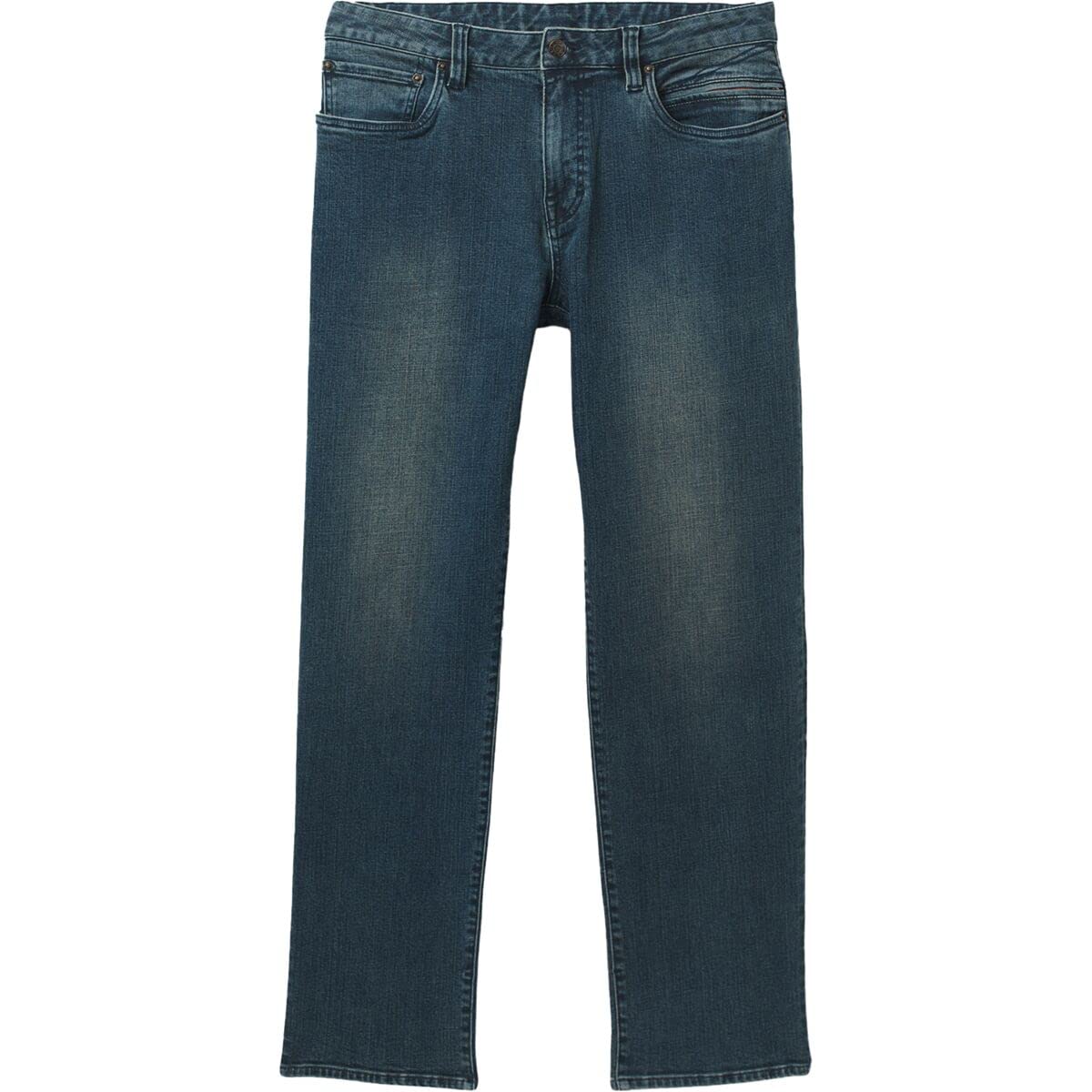 prAna Men's Hillgard Jean - 34x34 Slim Fit Stretch Denim Pants, Antique Stone Wash for Comfort & Durability | Perfect for Hiking, Travel & Casual Wear