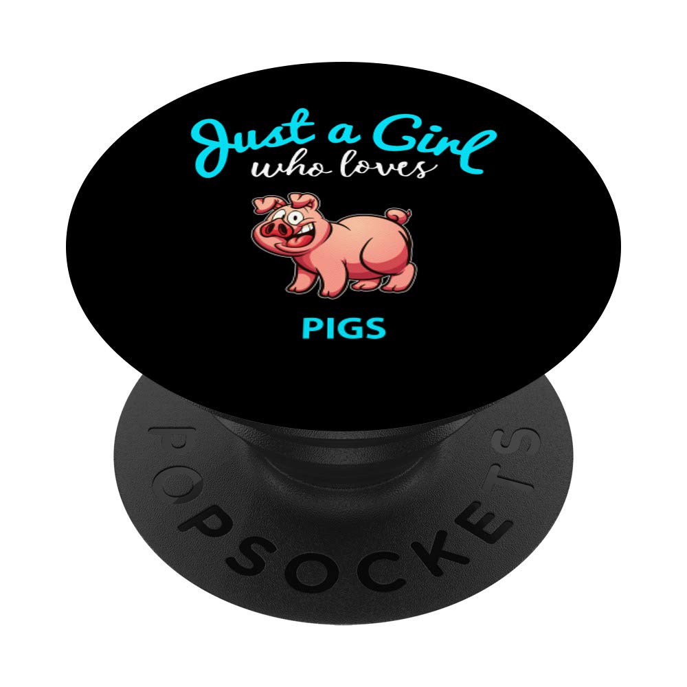Cute Pig Phone Grip for Girls & Kids - PopSockets Stand for Phone & Tablet | Perfect for Selfies & Gaming