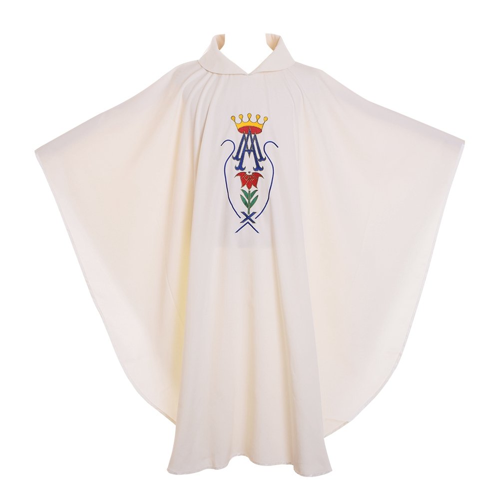 BLESSUME Embroidered Priest Vestments for Catholic Church Services