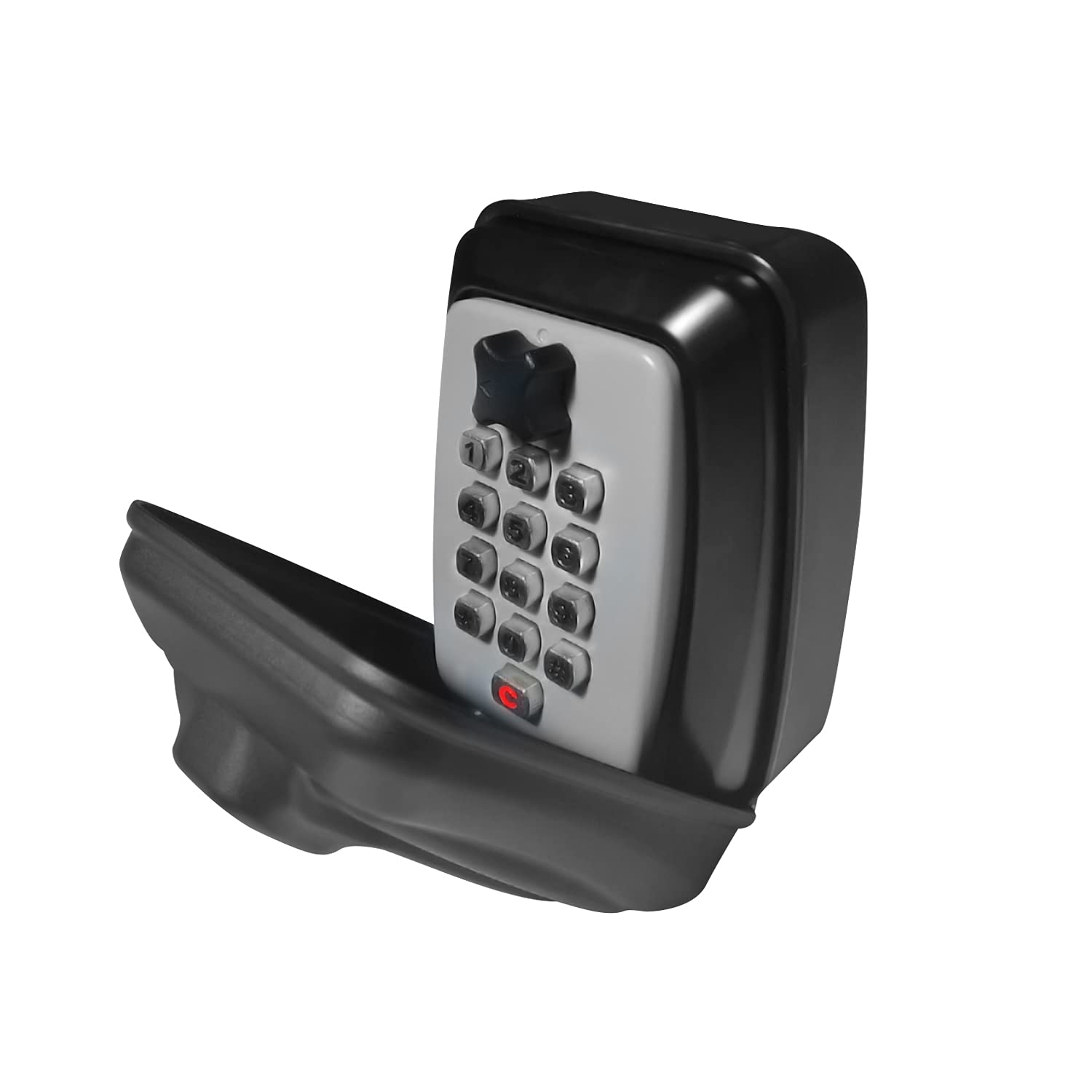 Waterproof Push Button Lock Box - Outdoor Wall Mounted Key Storage with 10-Digit Resettable Code | Heavy Duty Weatherproof Protective Shell | Large Capacity Key Safe for Home, Garage & Vacation Rental | Perfect for Hidden Spare Key Storage & Property Access Management