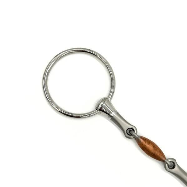 AJR Copper LinkX Loose Ring Bit for Horses - Comfortable & Durable Equestrian Training Bit - Perfect for Dressage, Jumping & Trail Riding