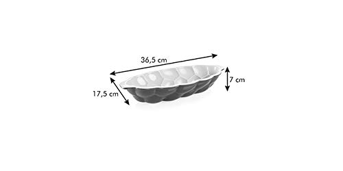 Tescoma Braided Ceramic Bread Mold - Red | Non-Stick Loaf Pan for Homemade Bread, Perfect for Baking Artisan Sourdough & Brioche | Ideal for Home Bakers & Kitchen Enthusiasts