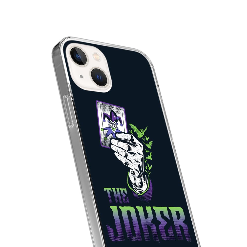 Official DC Comics Joker 030 Licensed iPhone 13 Case - Shockproof TPU Phone Cover with Precise Fit | Perfect for Daily Protection & DC Fans Collection
