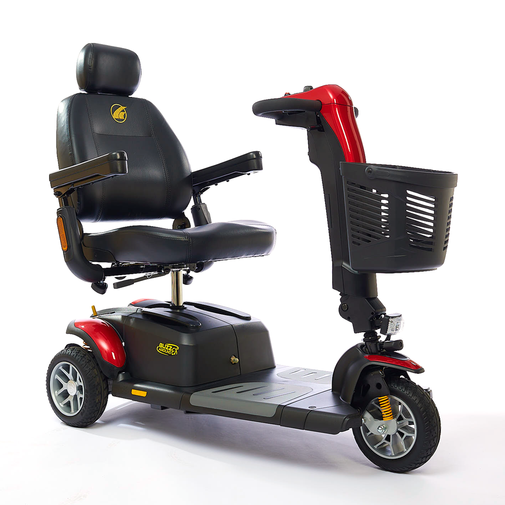 Golden Technologies BuzzAround LX 3-Wheel Travel Scooter - Lightweight Mobility Scooter for Adults & Seniors - Perfect for Shopping, Travel & Outdoor Activities