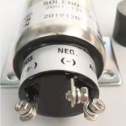 Woodward Fuel Shutoff Solenoid Valve 2001-12E2U1B1S1A - Compatible with Diesel Engines & Industrial Equipment - Perfect for Power Generators, Marine Applications & Heavy Machinery Maintenance
