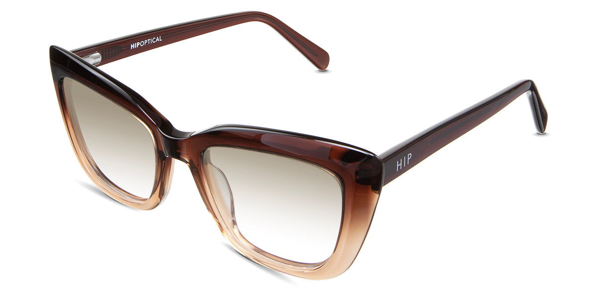 LESA Women's Prescription Tinted Glasses - Stylish & UV Protection for Reading, Driving & Outdoor Activities