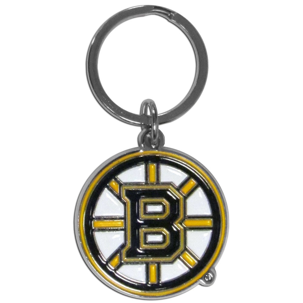NHL Chrome & Enameled Keychain - Official Team Logo Key Ring for Hockey Fans - Perfect for Keys, Backpacks & Gifts