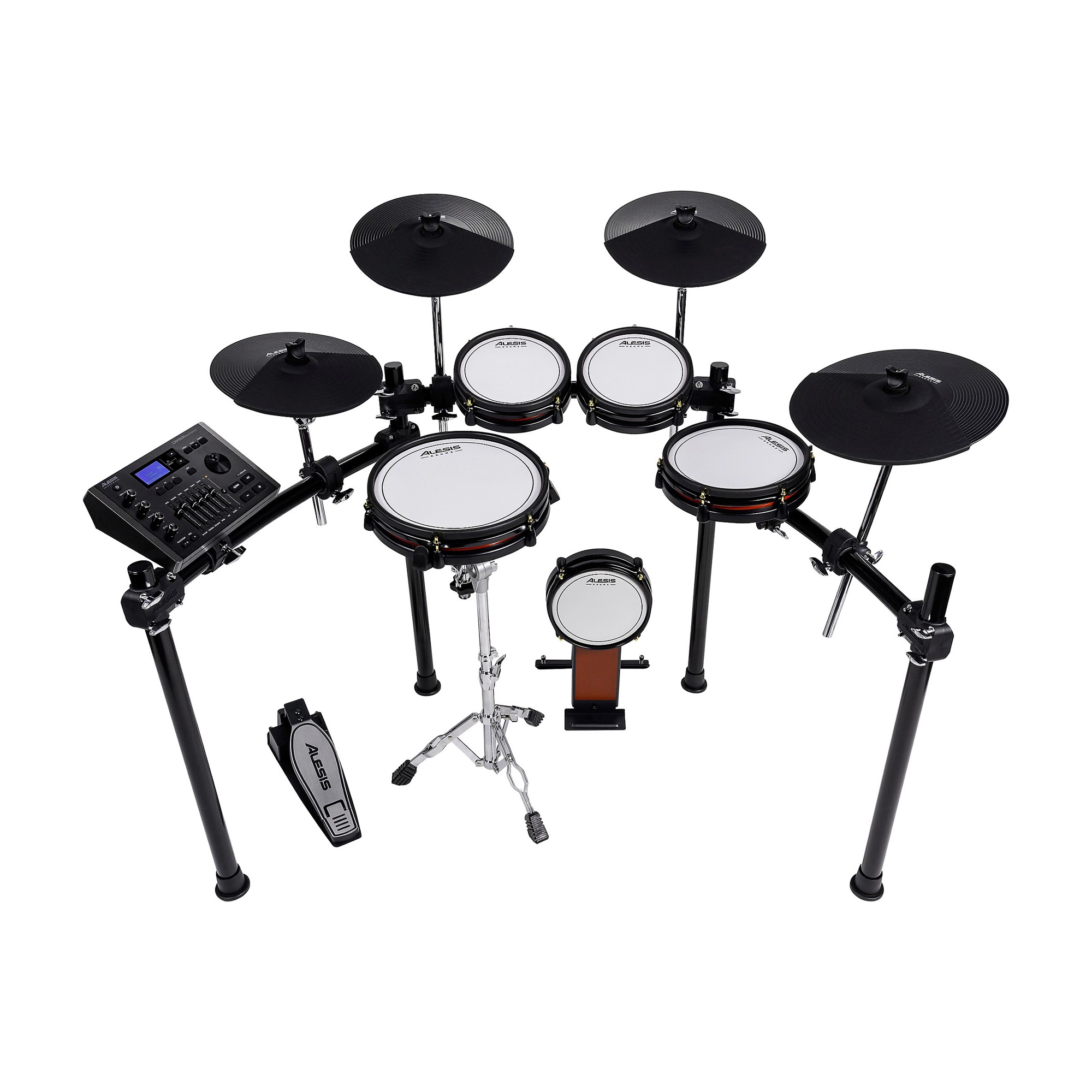 Alesis Crimson III Electronic Drum Kit - Professional Mesh Head Drum Set with Bluetooth, USB, and 300+ Sounds - Perfect for Home Studio, Live Performance, and Drum Practice