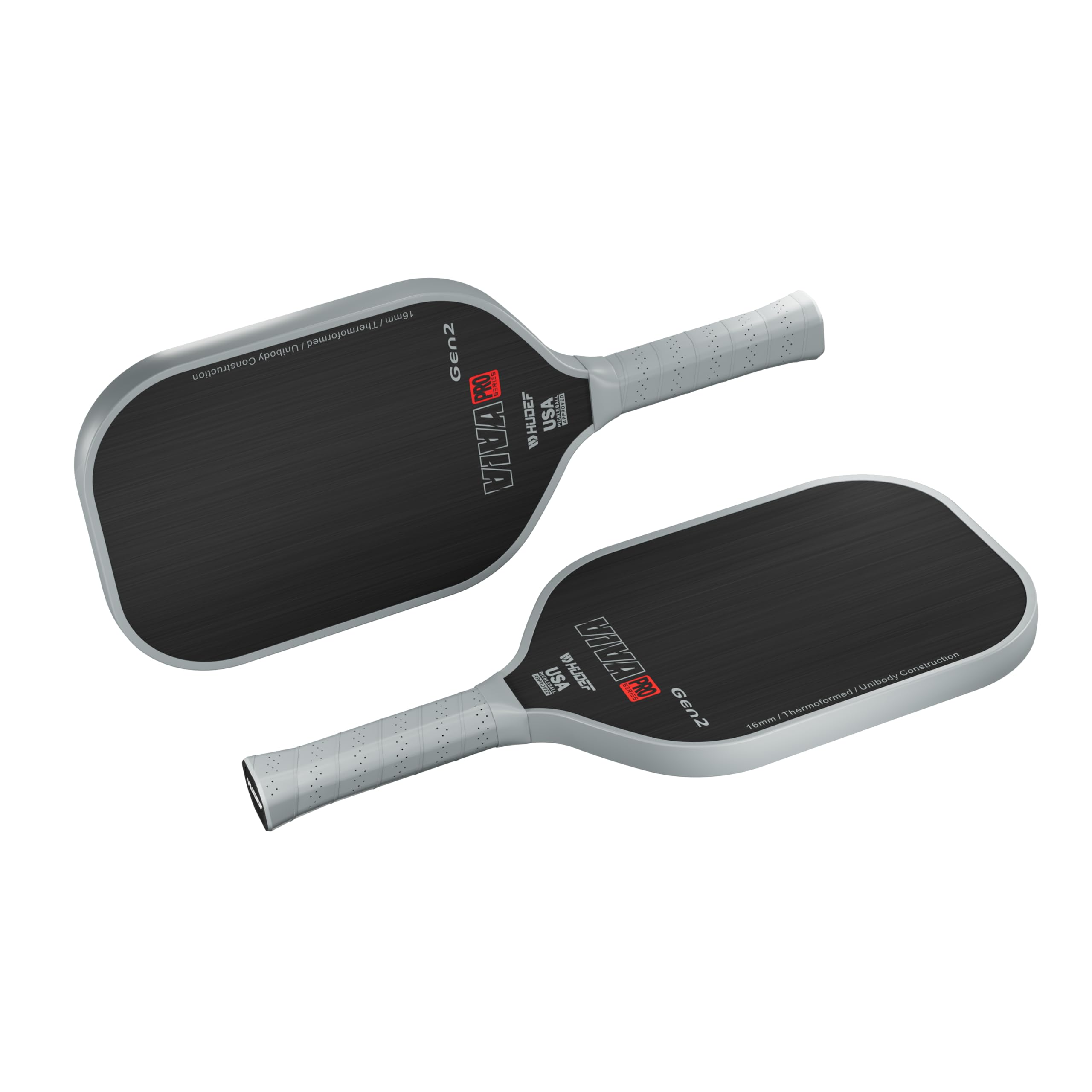USAPA Approved Viva Pro T700 Raw Carbon Fiber Pickleball Paddles - Lightweight Pickleball Rackets for Men & Women | Perfect for Competitive Play & Recreational Games