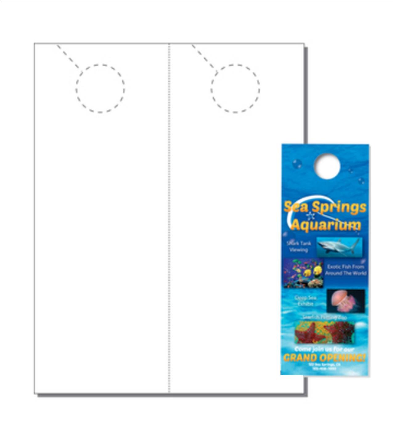 Print-Ready Door Hangers (4.25