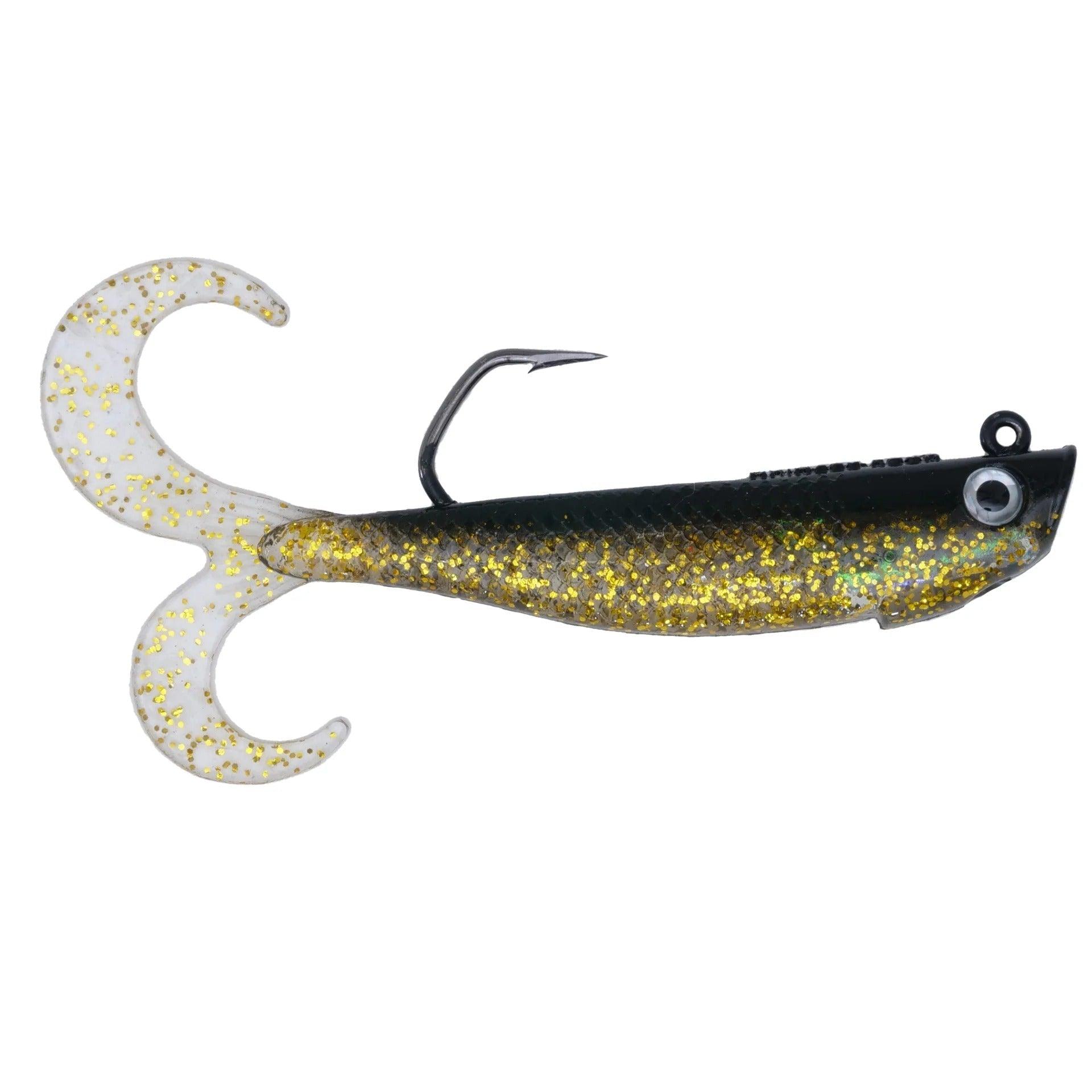 Hogy Slow Tail Twin Tail Swimbait Fishing Lure - Premium Soft Plastic Bait for Bass, Walleye, and Trout - Perfect for Freshwater and Saltwater Fishing