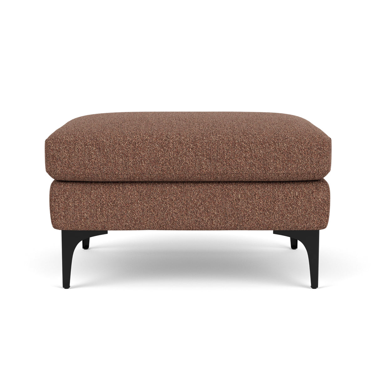 Astha Boucle Ottoman Stool - Round Tufted Pouf with Removable Cover, Modern Footrest for Living Room, Bedroom & Nursery - Soft and Stylish Home Decor Accent