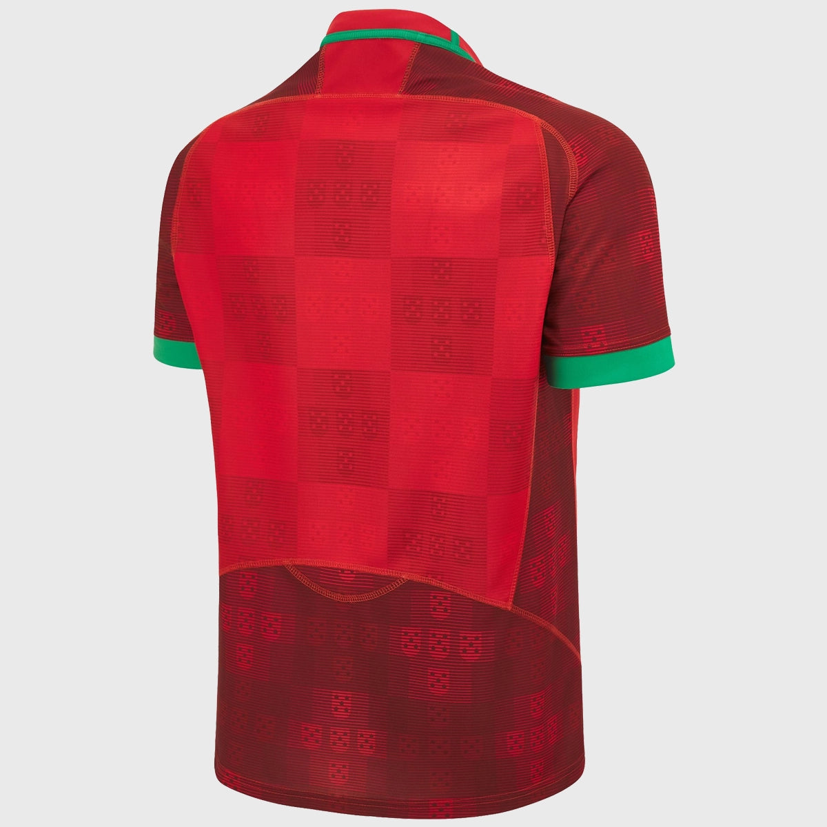 Portugal National Team Macron Home Replica Rugby Jersey - Authentic Football Shirt for Fans & Players - Perfect for Matchdays, Training & Casual Wear