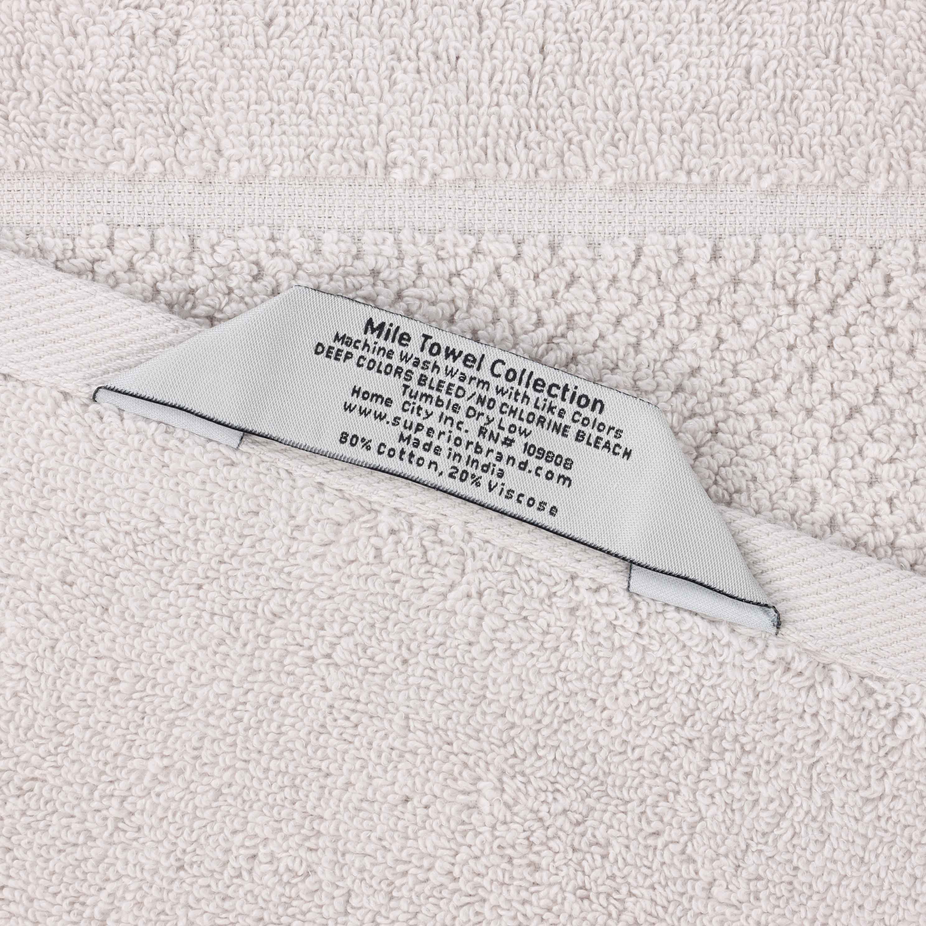 Premium Cotton Bath Towels Set of 2 - Extra Large, Soft & Absorbent - Luxury Broad Border Design for Spa, Bathroom & Beach Use