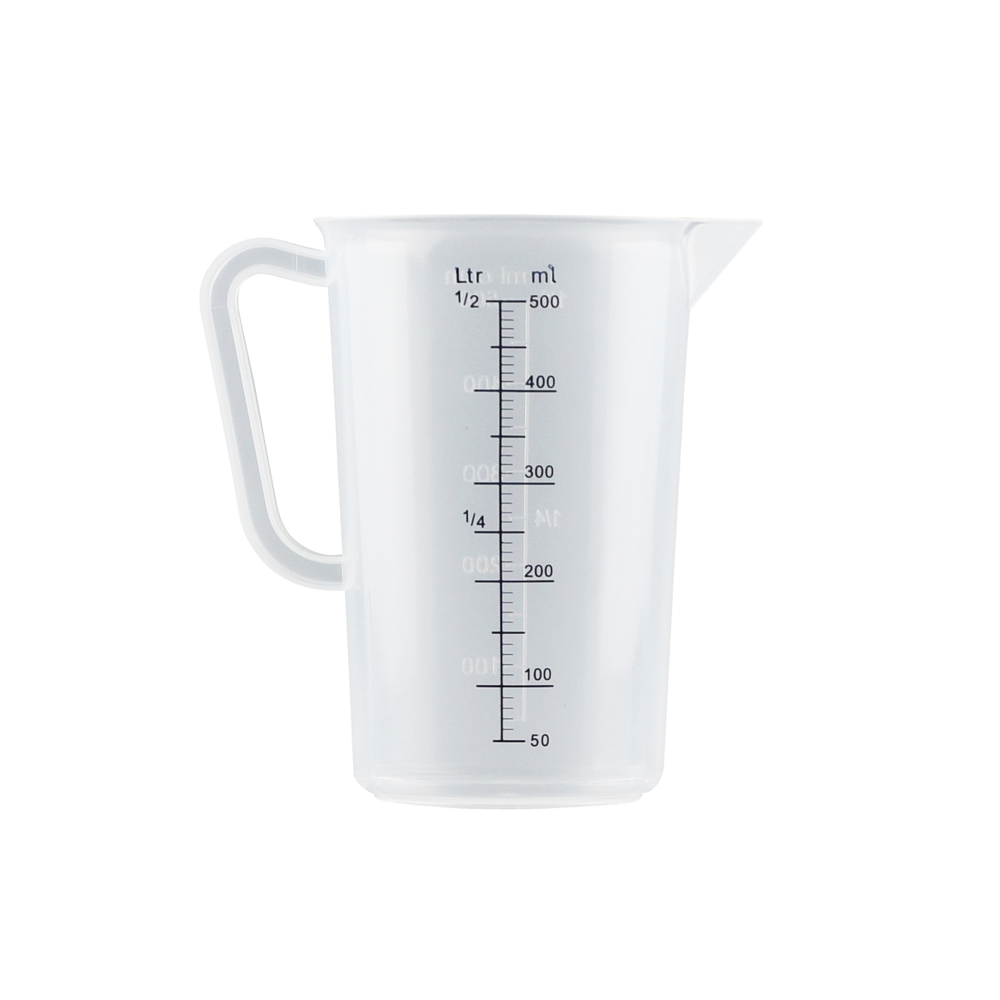 High-Quality Polypropylene Measuring Jugs 500ml to 5L - Durable Kitchen Measuring Cups for Baking, Cooking & Mixing