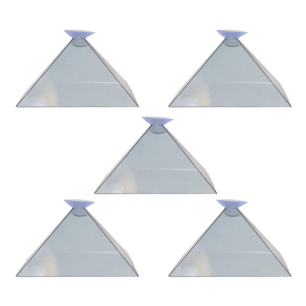 Arinda Portable 3D Hologram Pyramid Projector for Smartphones - 360° Holographic Display Stand for iPhone, Android - Perfect for Home Entertainment, Classroom Demonstrations & Product Presentations