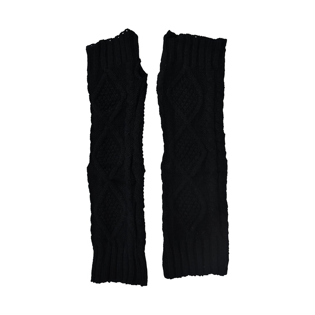 Cable Knit Arm Warmers for Women - Long Fingerless Gloves with Thumbhole for Winter Fashion, Outdoor Activities, and Office Wear