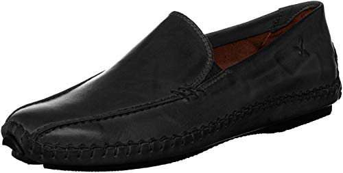 Black Polished Leather