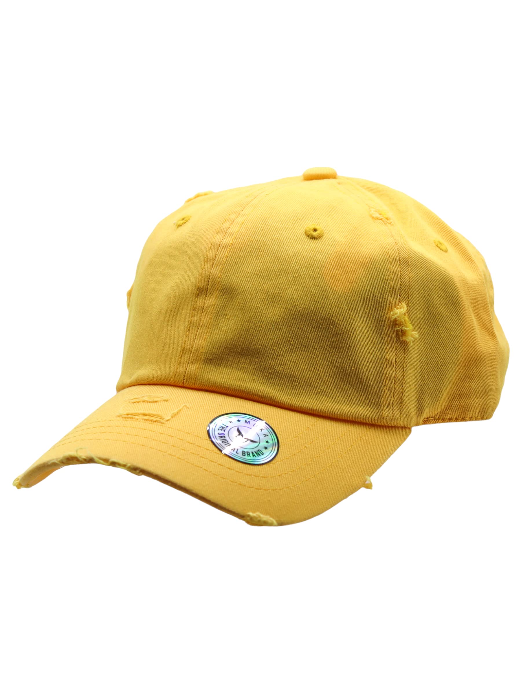 Vintage Washed Distressed Dad Hat - Adjustable Cotton Baseball Cap for Men & Women - Solid Color Plain Blank Unisex Hat for Casual Wear, Outdoor Activities & Fashion Accessories