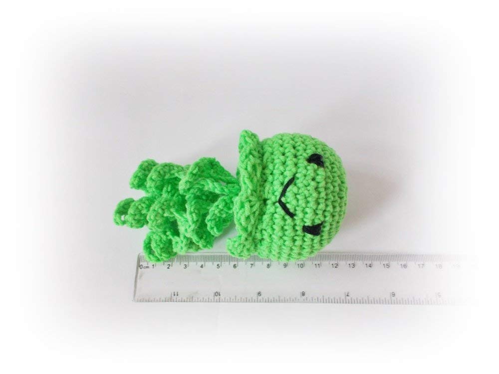 Handmade Crochet Octopus & Jellyfish Plush Toy - Soft Stuffed Animal for Kids, Unique Gift for Baby Shower & Nursery Decor | Perfect for Sensory Play, Birthday Presents & Ocean-Themed Room Decor