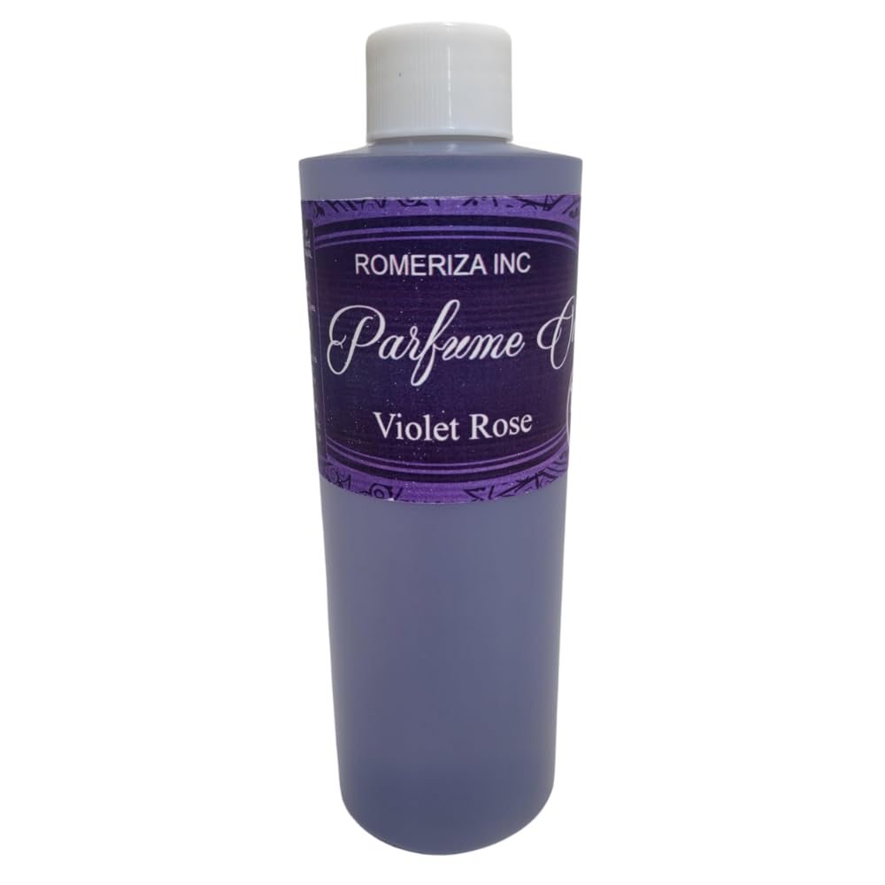 Violet Rose Fragrance Body Oil for Women - 10oz Natural Aromatherapy Massage Oil with Long-Lasting Floral Scent | Perfect for Relaxation, Spa Days & Romantic Evenings