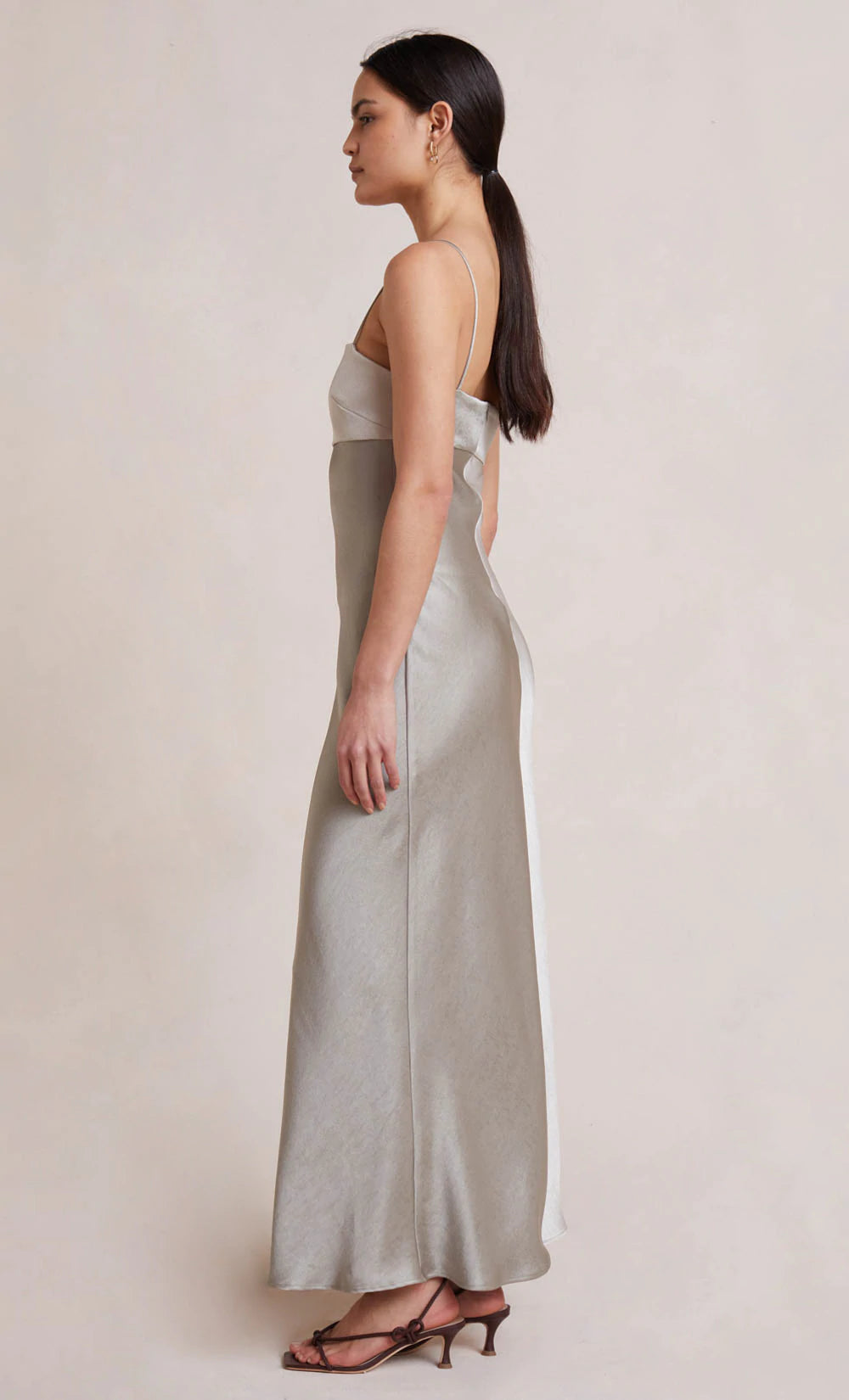 Felix Maxi Dress - Elegant Stone Multi Color Flowy Long Dress for Women | Perfect for Summer, Beach, Parties & Casual Wear
