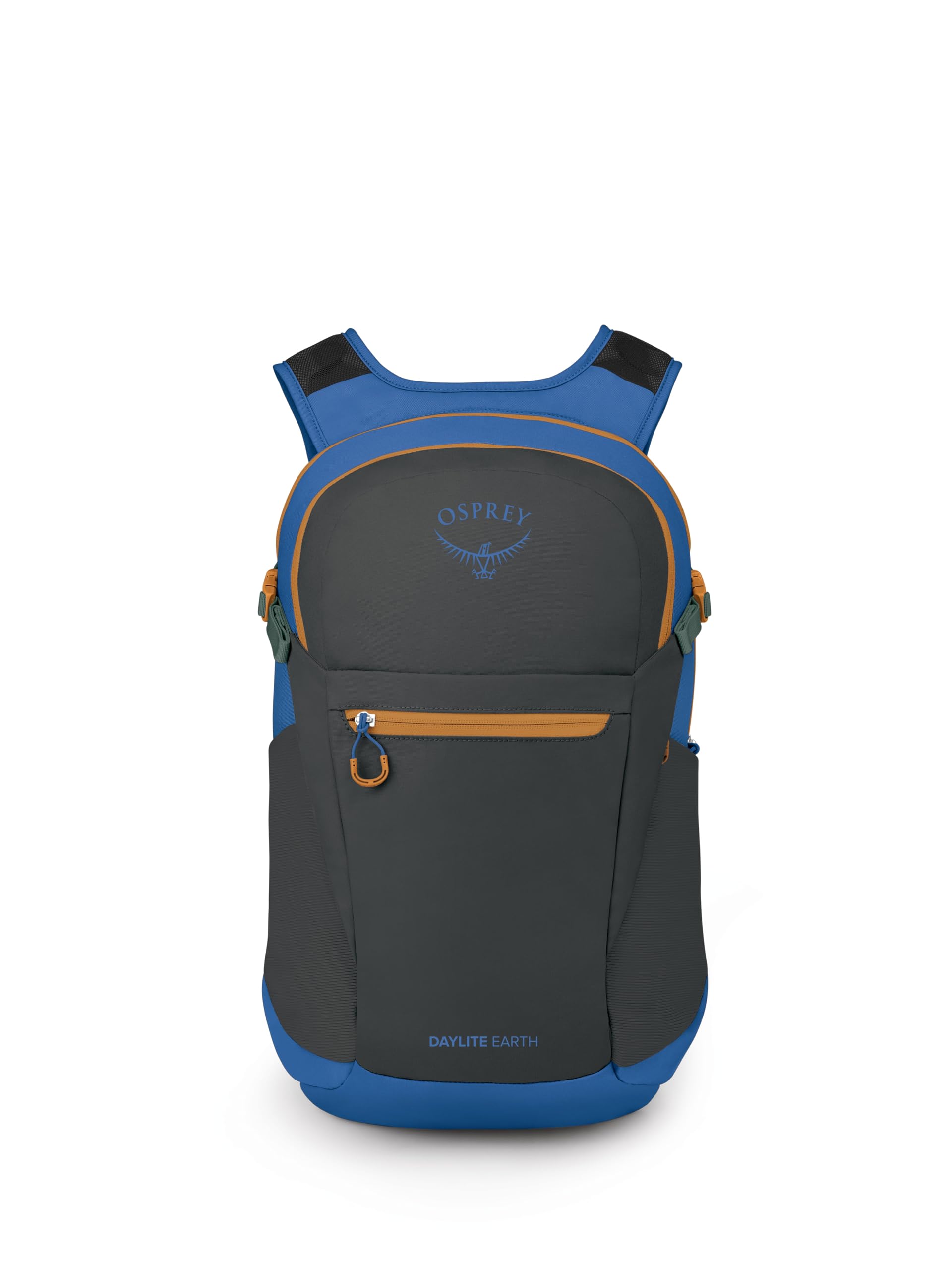 Osprey Daylite Plus Earth Commuter Backpack - Lightweight Hiking Daypack for Travel & Work, Dark Charcoal/Blue Flame - Perfect for Commuting, Outdoor Adventures & Daily Use