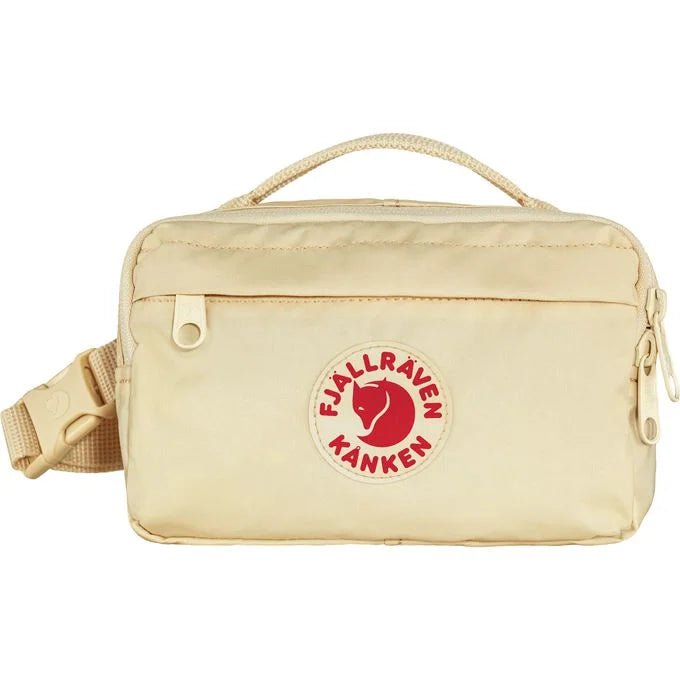 Fjallraven Kanken Hip Pack - Light Oak Crossbody Bag for Women & Men | Water-Resistant & Durable | Perfect for Travel, Hiking & Daily Use