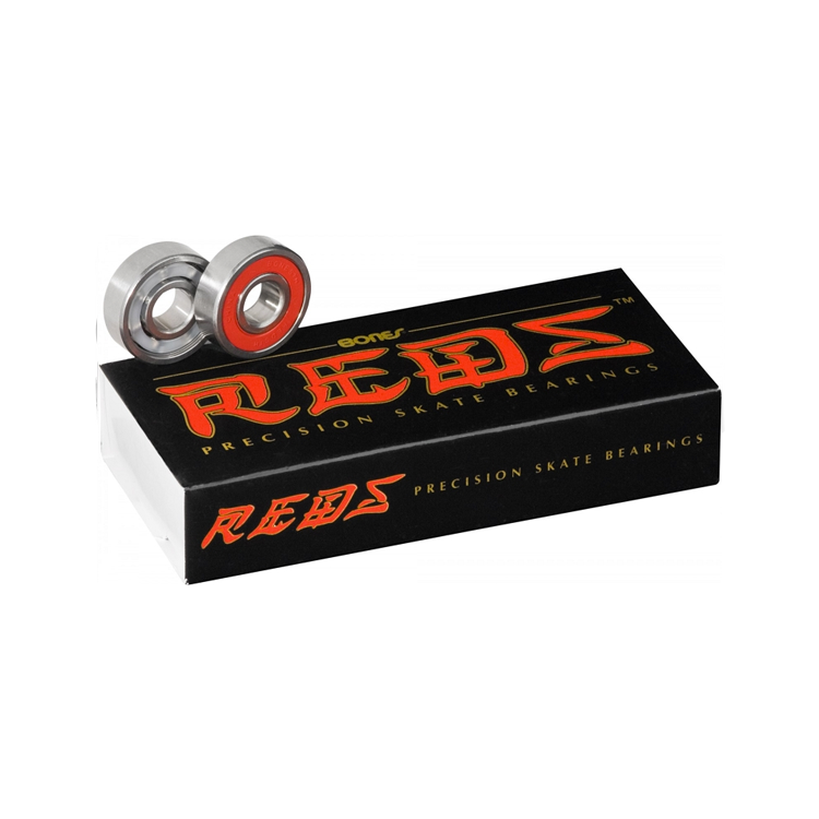 Premium REDS Bearings 8mm - High-Speed Skateboard & Longboard Bearings for Smooth Riding - Perfect for Cruising, Downhill & Street Skating