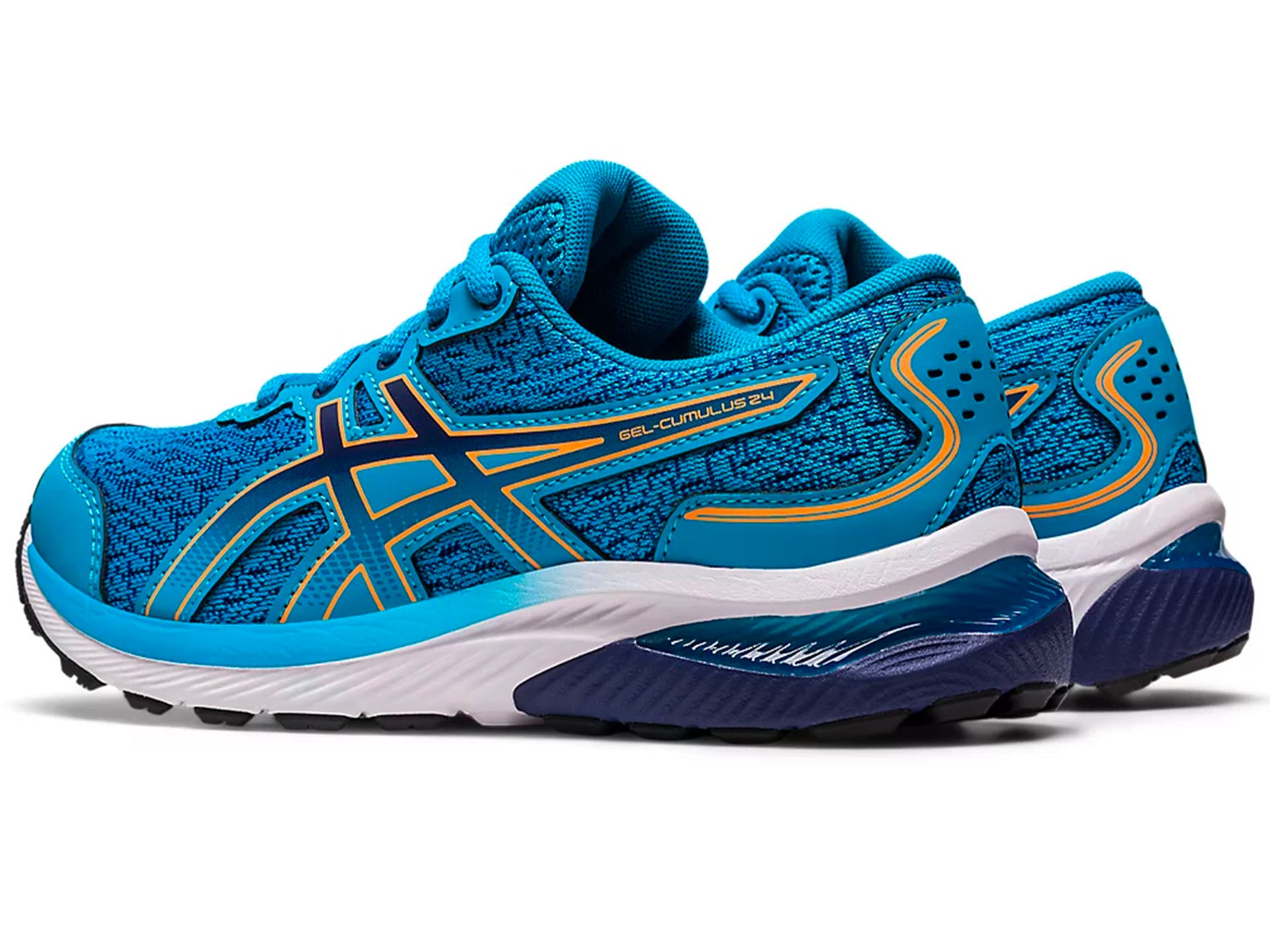 ASICS Kids Gel Cumulus 24 GS Running Shoes - Lightweight Cushioned Sneakers for Boys & Girls (Style# 1014A270-402) - Perfect for School, Sports & Daily Activities