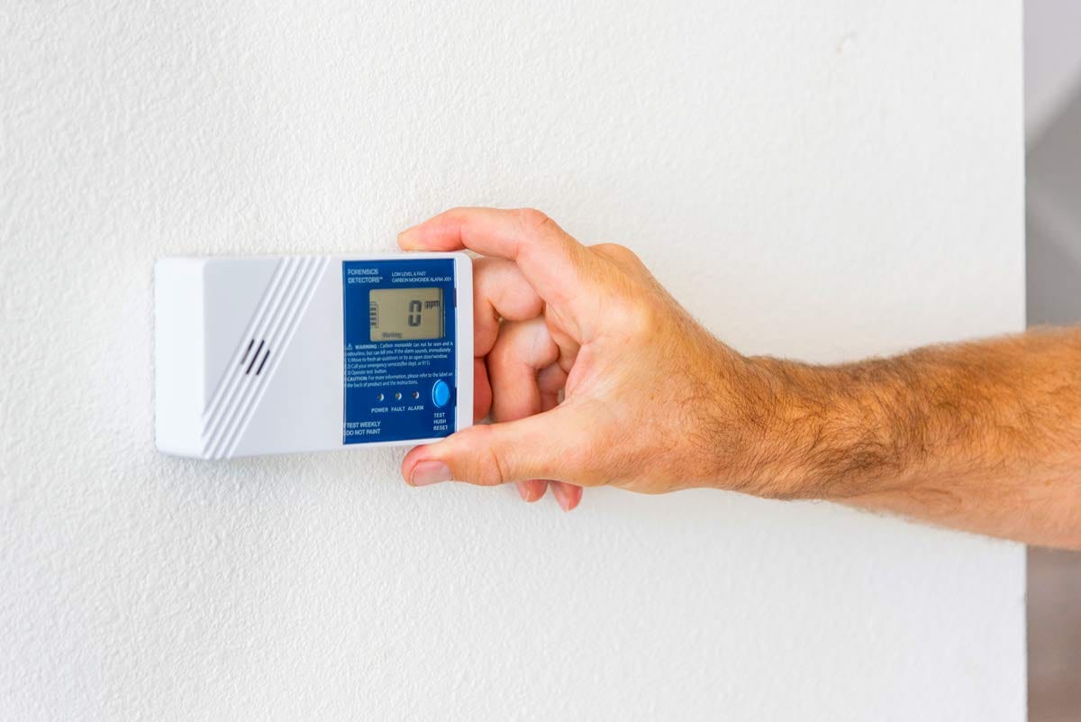 Low Level Carbon Monoxide Detector with Fast Alarm - Blue | Home, Office & RV Safety Device for Early CO Leak Detection