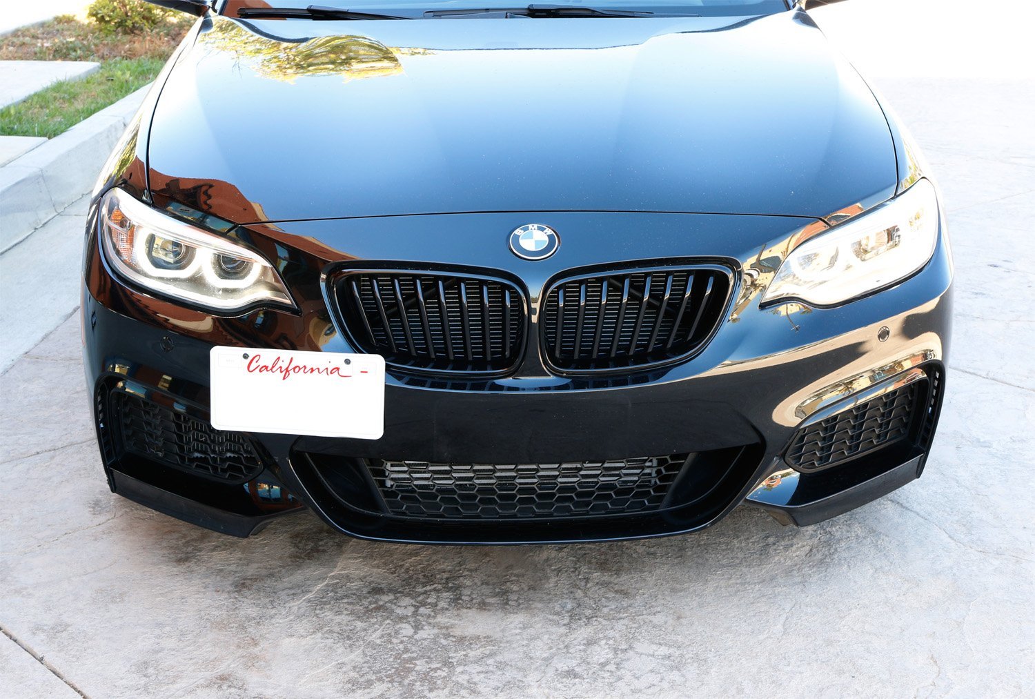 BMW 2 3 4 7 Series Front Bumper Tow Hook License Plate Bracket Mount Holder - Universal Fit for BMW 2 Series, 3 Series, 4 Series & 7 Series - Perfect for Car Enthusiasts & Street Legal Compliance