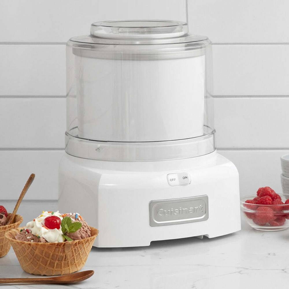 Cuisinart Automatic Ice Cream and Sorbet Maker - Easy Homemade Frozen Dessert Machine for Parties, Family Gatherings & Summer Treats