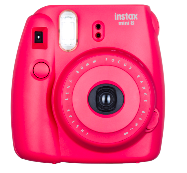 Fujifilm INSTAX Mini 8 Instant Camera - Raspberry Pink | Portable Instant Film Camera for Travel, Parties & Memories | Perfect for Selfies, Gifts & DIY Scrapbooking