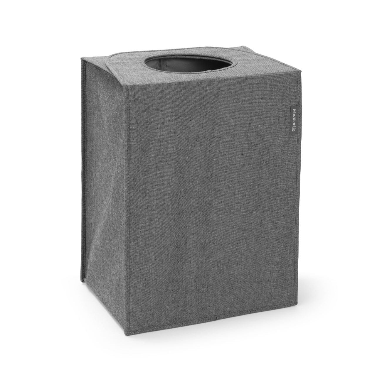 Brabantia 55L Rectangular Laundry Hamper - Durable & Stylish Pepper Black for Bedroom, Bathroom, or Dorm Organization