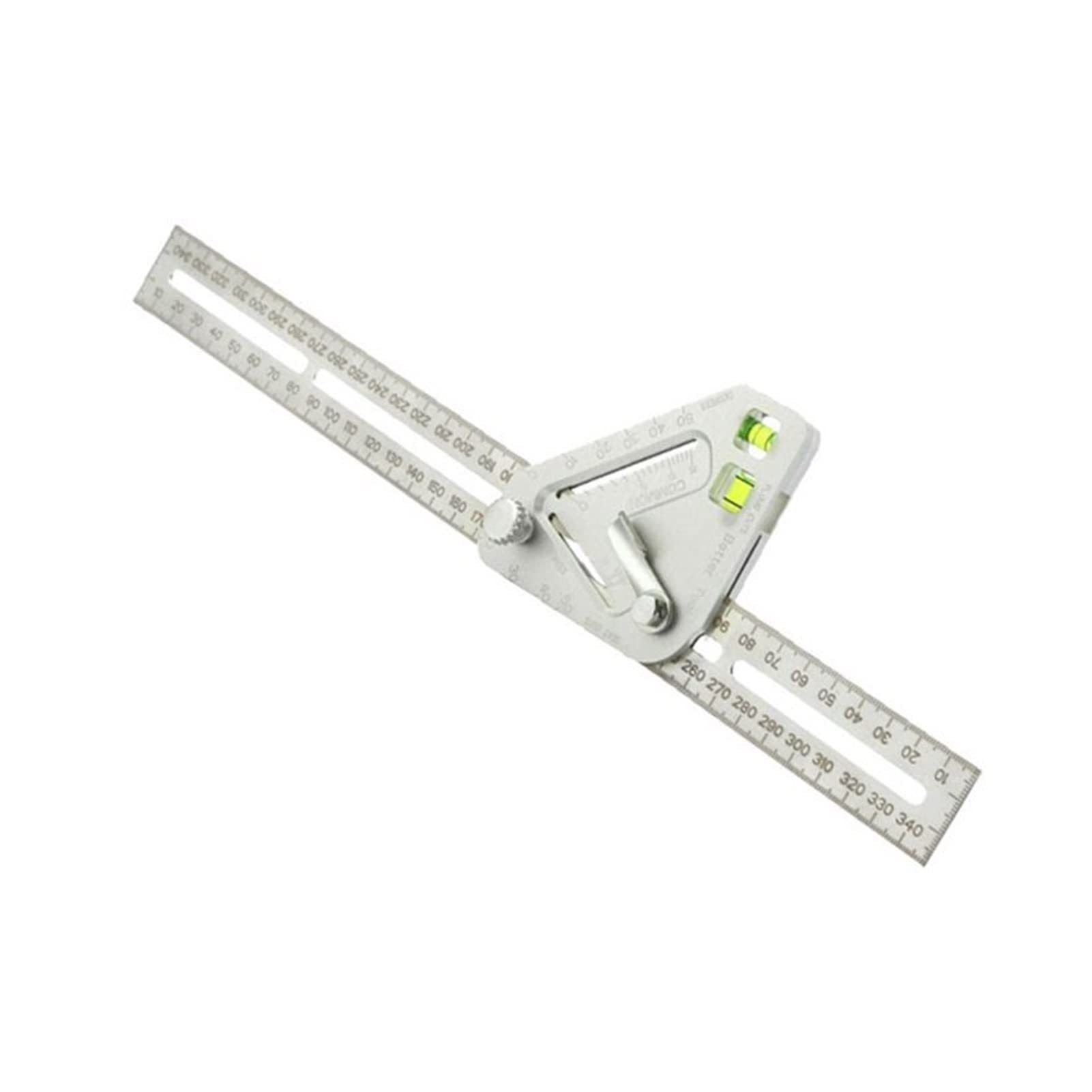 High Precision Aluminum Alloy Triangle Angle Ruler - Multifunctional Level Protractor for Woodworking, Carpentry & DIY Projects | Perfect for Measuring Angles, Leveling Surfaces & Crafting Wooden Furniture
