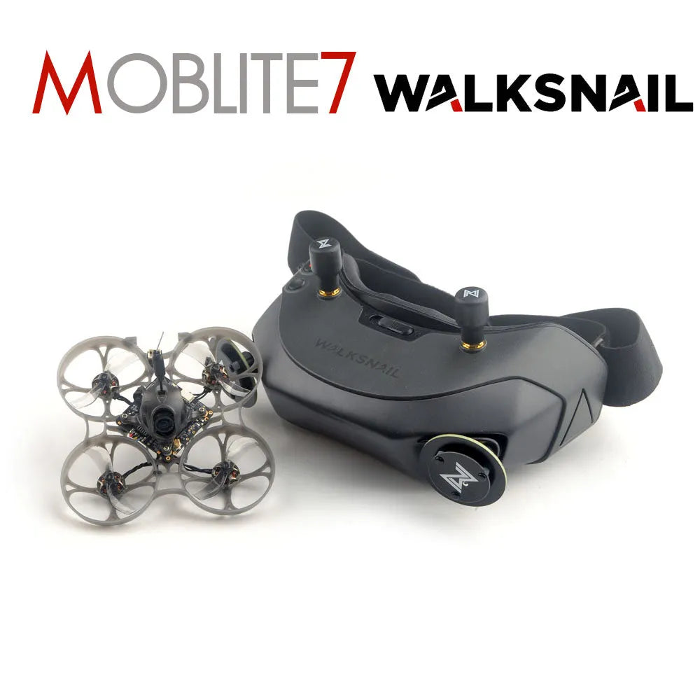 Happymodel Moblite7 Walksnail 1S 75mm HD Brushless Whoop Drone - FPV Racing & Indoor Flying for Beginners & Enthusiasts