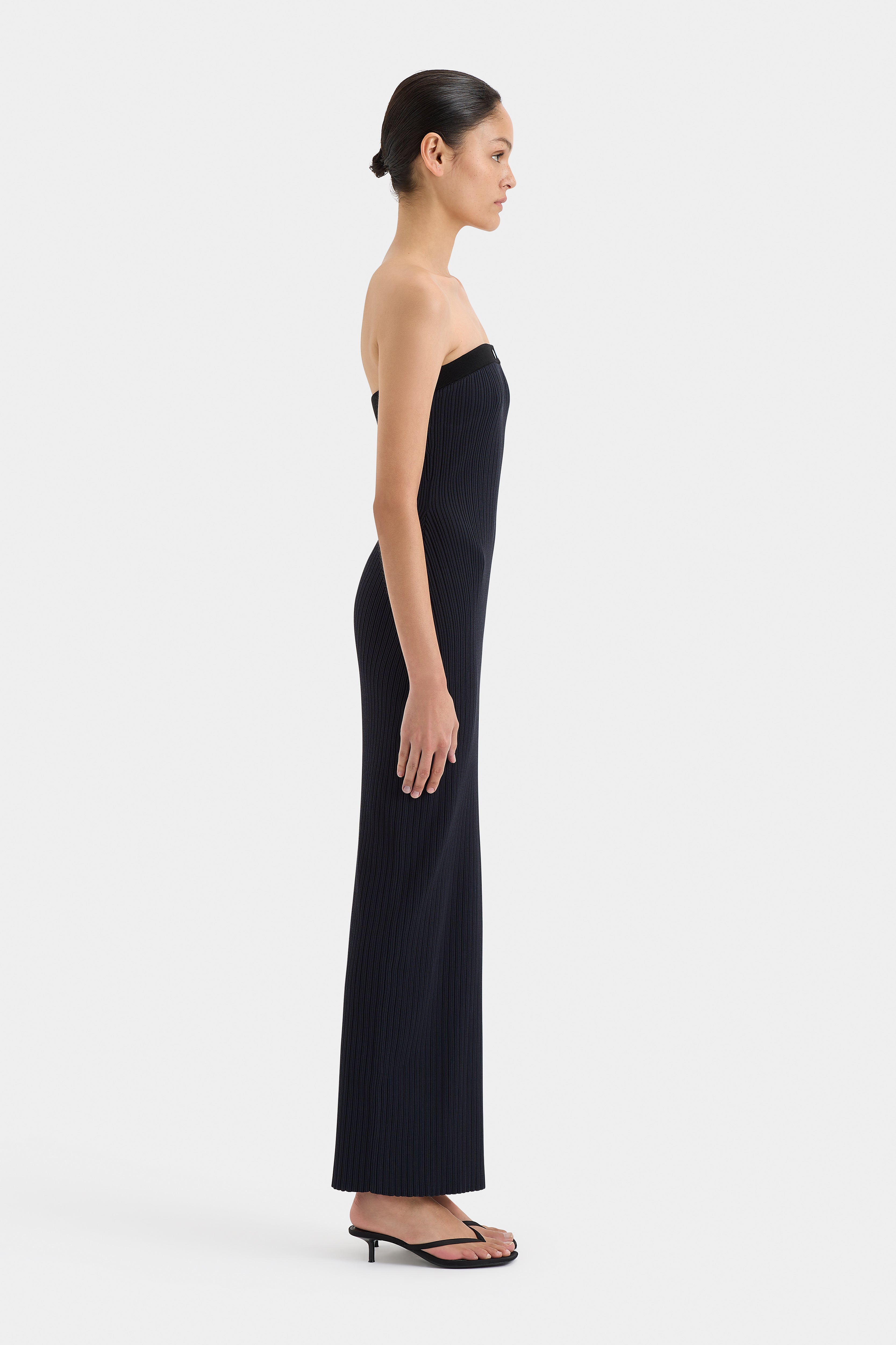 Arlo Strapless Midi Dress for Women - Elegant Bodycon Cocktail Party Dress | Perfect for Weddings, Date Nights & Summer Events
