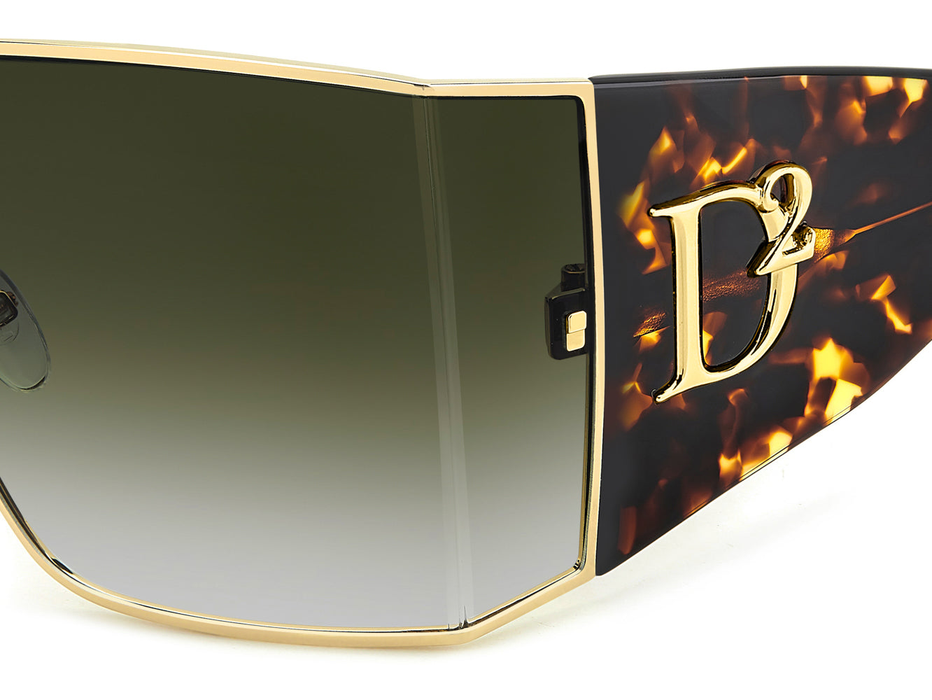 DSQUARED2 D2 0154/S Sunglasses - Polarized UV Protection Aviator Style for Men & Women - Perfect for Driving, Beach & Outdoor Activities