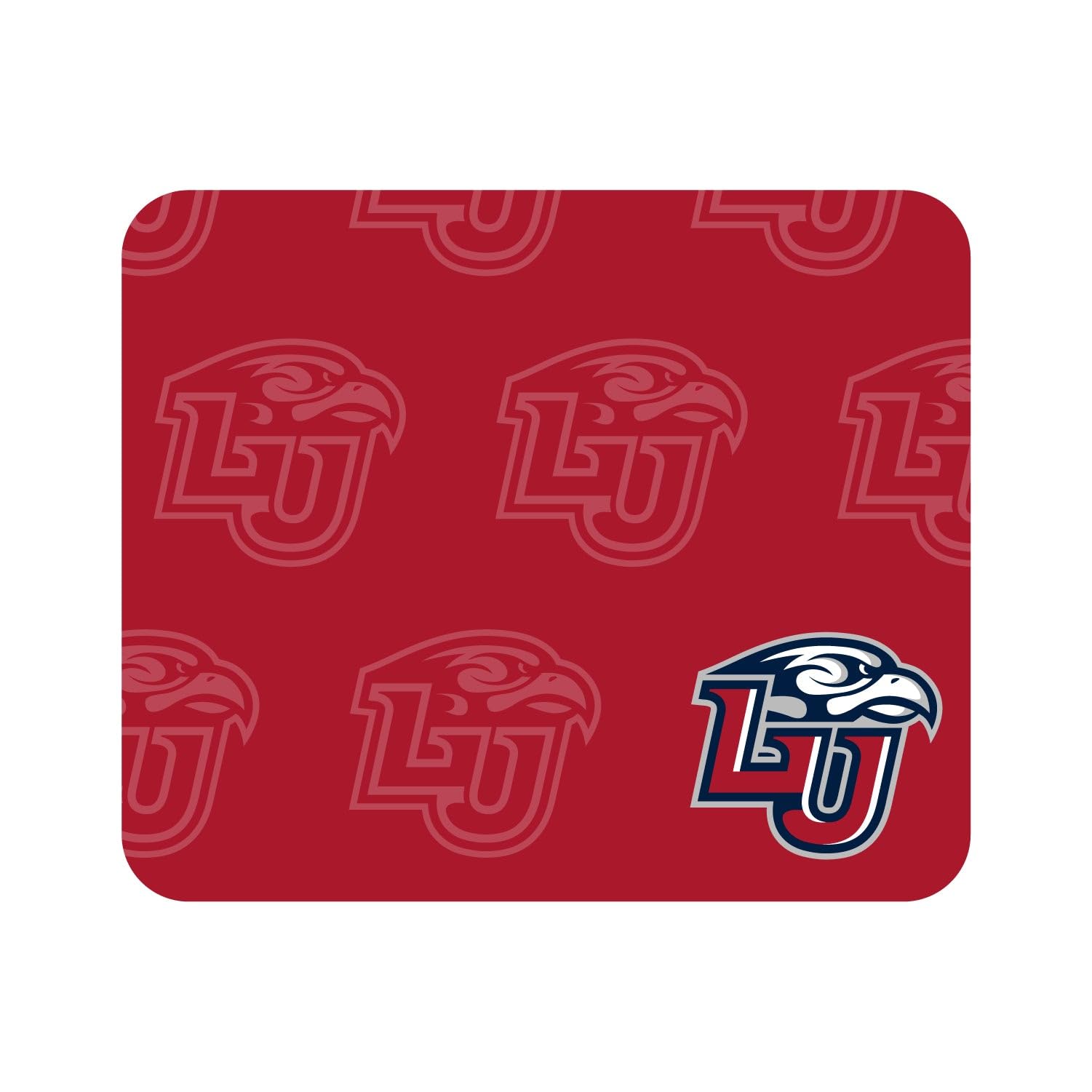 OTM Essentials Liberty University Standard Fabric Mouse Pad - Non-Slip Desk Accessory for Gaming & Office Work - Mascot Repeat V1 Design - Perfect for Students, Gamers & Professionals