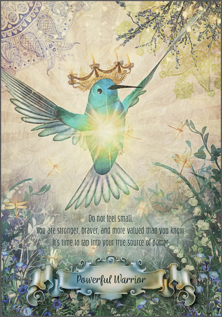 Hummingbird Wisdom Oracle Cards - Spiritual Guidance & Intuitive Readings for Meditation, Healing & Self-Discovery
