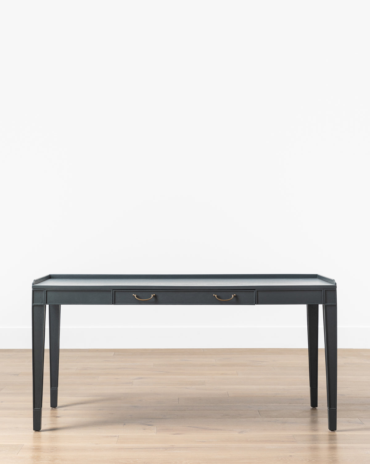 Stratford Modern Office Desk - Ergonomic Home & Office Computer Desk with Storage Shelf | Perfect for Remote Work, Study & Small Spaces