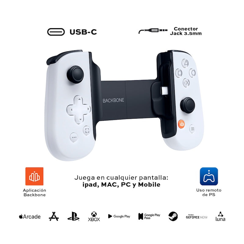 Backbone One Mobile Gaming Controller for iPhone - USB-C Connection - Play Anywhere, Perfect for Travel & Commuting