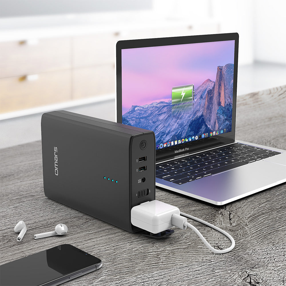 Omars 40200mAh Solar Generator Portable Power Station - Emergency Backup for Camping, Home, RV & Outdoor Adventures