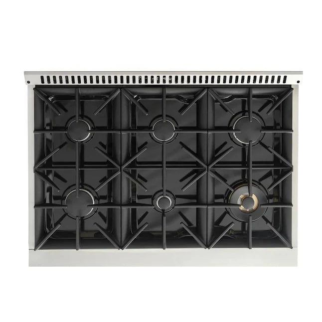 Kucht 36-Inch Pro Style Dual Fuel Range - KDF362 OG | Professional Gas & Electric Stove for Home Chefs | Perfect for Gourmet Cooking & Large Family Meals