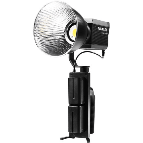 Nanlite Forza 60 Battery Grip - Professional LED Light Power Solution for Photography & Videography - Perfect for Studio, On-Location, and YouTube Content Creation