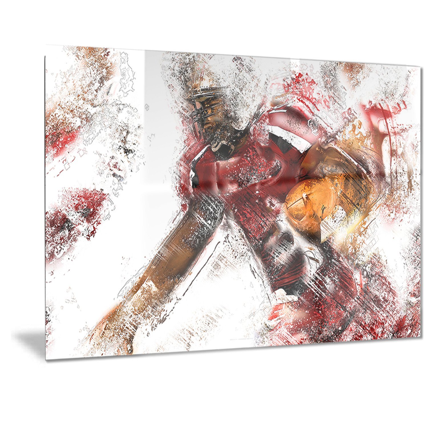 Designart Metal Wall Art Decor - Modern Abstract Sculpture for Living Room, Bedroom & Office - Handcrafted Home & Office Decoration