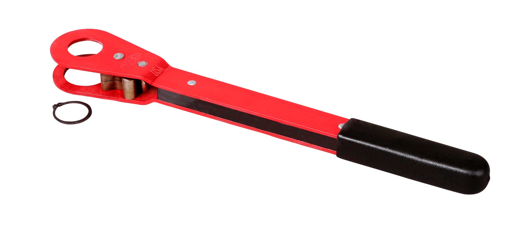 L152 Stamped Thru-Bolt Ratchet Wrench Handle with Retaining Ring - 17-Inch Heavy Duty Ratcheting Wrench for Automotive Repair & Mechanical Maintenance