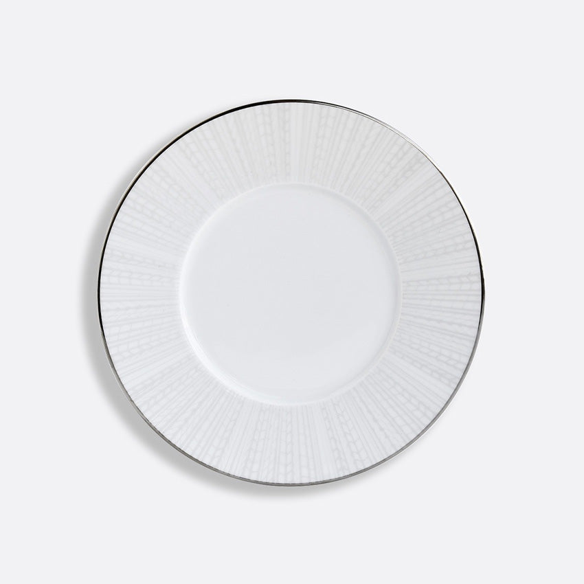 Bernardaud Silva Plate - Elegant Porcelain Dinner Plate for Fine Dining & Special Occasions | Perfect for Weddings, Anniversaries & Upscale Dinner Parties