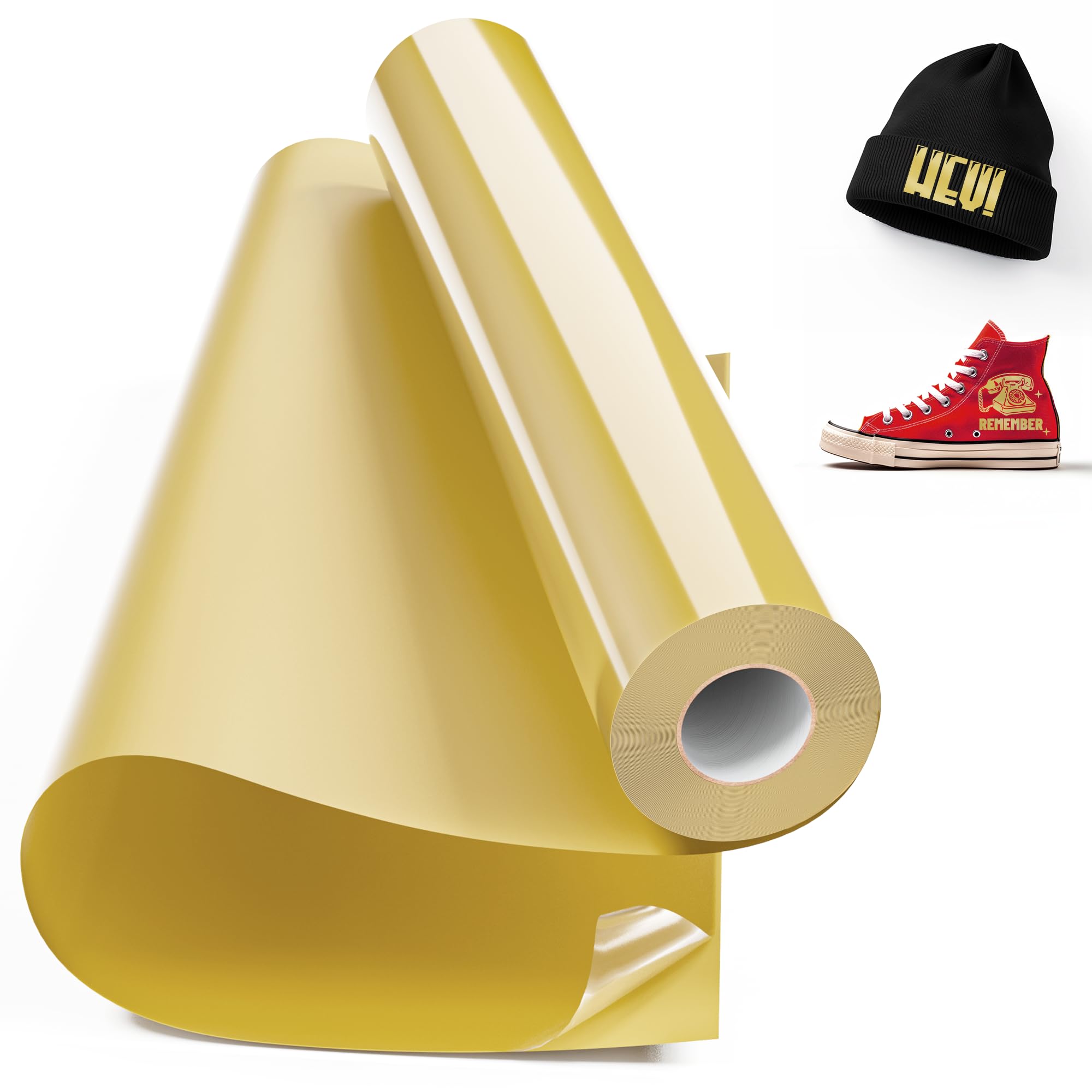 IROHTV Gold Heat Transfer Vinyl Roll - 12